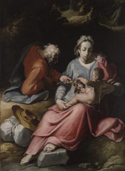 Cornelis Van Haarlem : The Holy Family